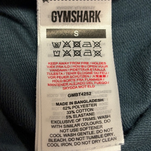 Gymshark Joggers Sweatpants - Teal with Zip Pockets and Drawstring Waist - Picture 7 of 7